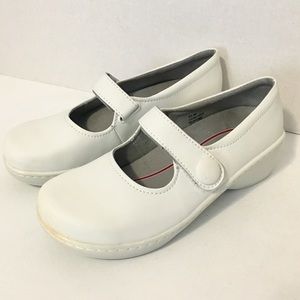 KLOGS White MaryJane Comfort Shoes Womens 6